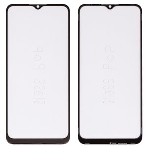 Стекло корпуса G+OCA PRO для Samsung A025F DS Galaxy A02s, M025 Galaxy M02s, с OCA пленкой, черное, 160 mm