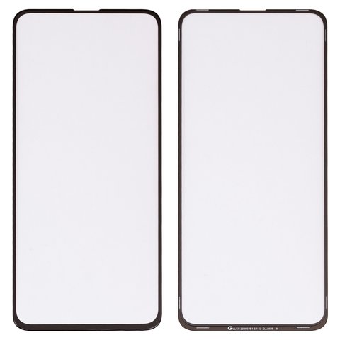 Housing Glass G+OCA PRO compatible with Xiaomi Poco F2 Pro, Redmi K30 Pro, with OCA film, black 
