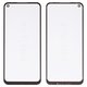 Housing Glass G+OCA PRO compatible with Realme 7i, C17; OnePlus Nord N100; Oppo A32, A33 (2020), A53 4G, A53s 4G, (with OCA film, black)