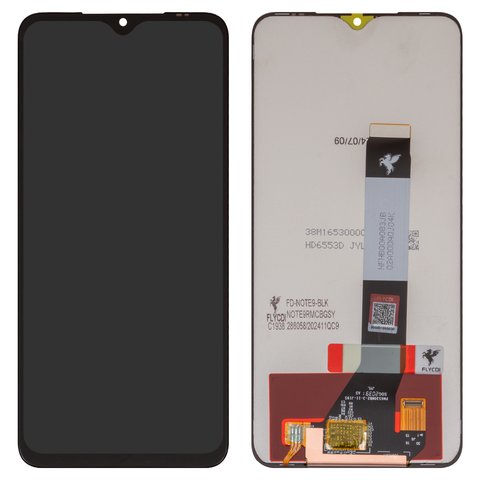 LCD compatible with Xiaomi Poco M3, Redmi 9T, black, without frame, FLYCDI