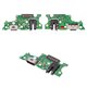Flat Cable compatible with Oppo A3 5G (CPH2683), A60, (headphone connector, charge connector, with microphone, with components, Original (PRC), charging board)