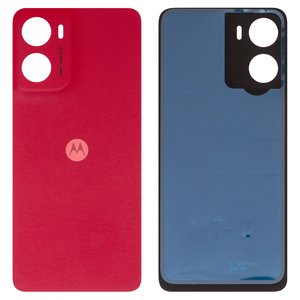 Housing Back Cover compatible with Motorola Moto G05, red, plum red 