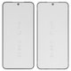 Housing Glass G+OCA PRO compatible with Xiaomi 15, (with OCA film, black)