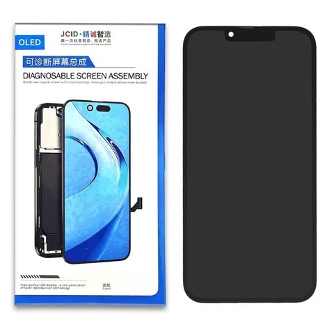 Дисплей JCID для iPhone 13 Pro, черный, с рамкой, без ошибки, OLED  JCID Diagnosable, 120Hz