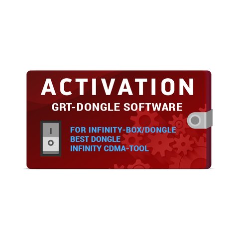 Activación de software GRT Dongle para Infinity Box Dongle, BEST Dongle, Infinity CDMA Tool