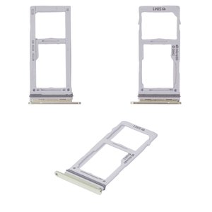 Sujetador de tarjeta SIM puede usarse con Samsung G973 Galaxy S10, G975 Galaxy S10 Plus, amarillo, con soporte para MMC, dual SIM