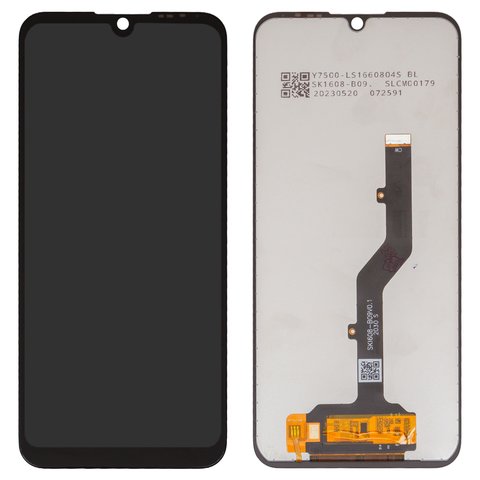 Pantalla LCD puede usarse con ZTE Blade A5 2020 , Blade A7 2019  , Blade A7 2020  , negro, sin marco, Original PRC , #SKI608 B09 V0.1