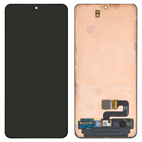 Pantalla LCD puede usarse con Samsung G991 Galaxy S21 5G, negro, sin marco, original vidrio reemplazado