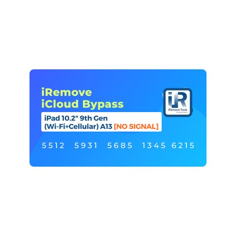 iCloud Bypass for iPad 10.2 inch 9th Gen | Cellular [No Signal] & WiFi