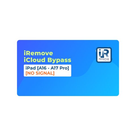 iRemove iCloud Bypass para iPad [A16 A17 Pro] [NO SIGNAL]