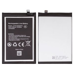 Batería LiFHPV466595PFH puede usarse con Blackview A52, A52 Pro, Li ion, 3.85 V, 4700 mAh, Original PRC 