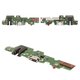 Cable flex puede usarse con Infinix Hot 10 Play (X688C), Hot 11 Play, Hot 9 Play (X680), del conector de carga, del conector de auriculares, con micrófono, con componentes, High Copy, placa del cargador