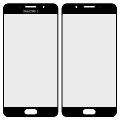 Стекло корпуса для Samsung A5100 Galaxy A5 2016 , A510F Galaxy A5 2016 , A510FD Galaxy A5 2016 , A510M Galaxy A5 2016 , A510Y Galaxy A5 2016 , Original PRC , 2.5D, черное