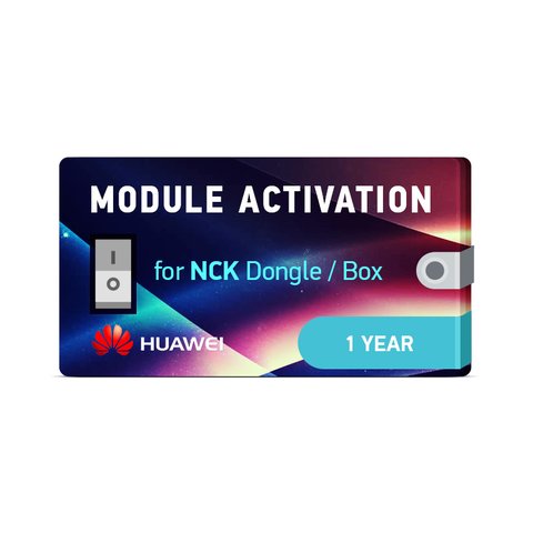 Активация модуля Huawei на 1 год для донгла NCK программатора NCK