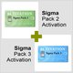 Активации Pack 2 и Pack 3 для Sigma