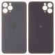 Задня панель корпуса для iPhone 11 Pro, сіра, не потрібно знімати скло камери, big hole, matte space gray