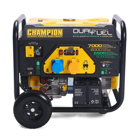 Двухтопливный генератор Champion 7000 W CPG7500E2 DF EU