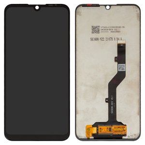 Дисплей для ZTE Blade A51 Lite, чорний, без рамки, Original PRC , Self welded OEM