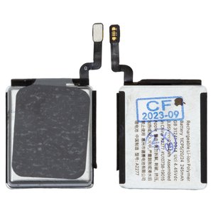 Акумулятор A2277 для Watch 5 40mm, Watch SE 40mm, Li Polymer, 3,85 B, 245 мАг, Original PRC , A2355,A2156,A2094,A2092,A2351,A2353 