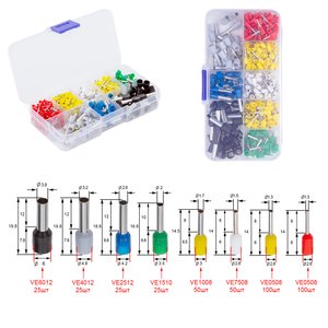 Наконечник, трубчастий, ізольований, 400 шт., в боксі