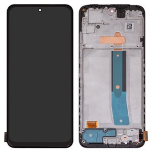 Дисплей для Xiaomi Poco M4 Pro 4G, Redmi Note 11, Redmi Note 11S, Redmi Note 12S, чорний, з рамкою, High Copy, OLED 