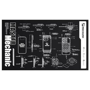 Килимок монтажний Mechanic V77, термостійкий, стійкий до плям, 600 мм, 350 мм
