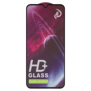 Защитное стекло All Spares для Samsung M156 Galaxy M15, совместимо с чехлом, Full Glue, черный, cлой клея нанесен по всей поверхности