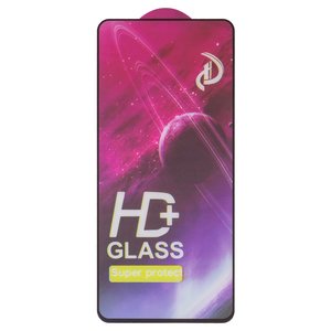 Защитное стекло All Spares для Xiaomi Redmi Note 14 4G, совместимо с чехлом, Full Glue, черный