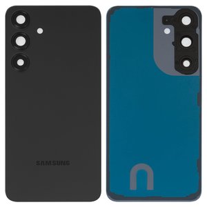 Задняя панель корпуса для Samsung S936 Galaxy S25 Plus, черная, синяя, со стеклом камеры, с компонентами, Original PRC , blue black