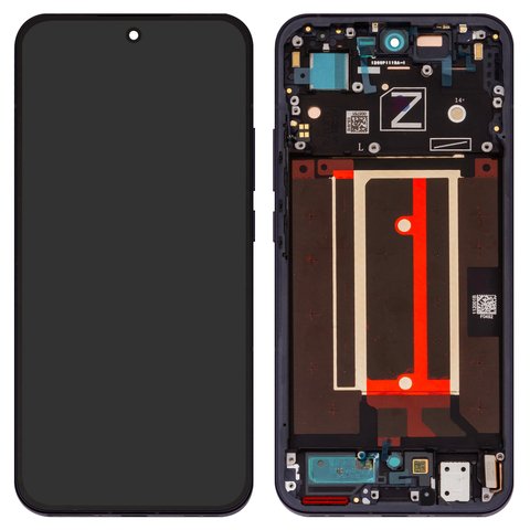 Дисплей для Oppo Reno13 5G, синий, с рамкой, Original PRC , CPH2689, PKM110, luminous blue