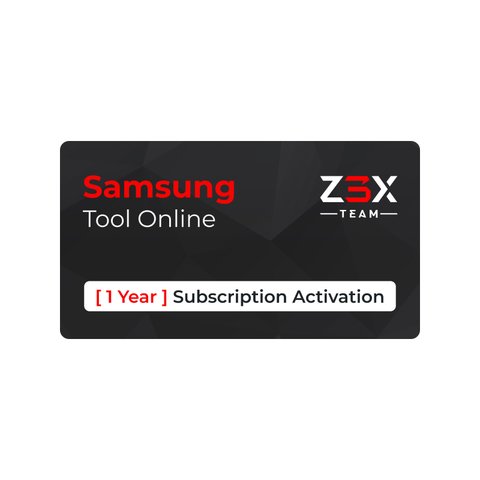 Активація Z3X Samsung Tool Online на 1 рік