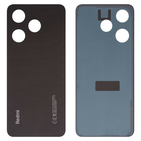 Задняя панель корпуса для Xiaomi Redmi 13, черная, midnight black