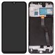 Дисплей для Samsung A105 Galaxy A10, чорний, з рамкою, High Copy