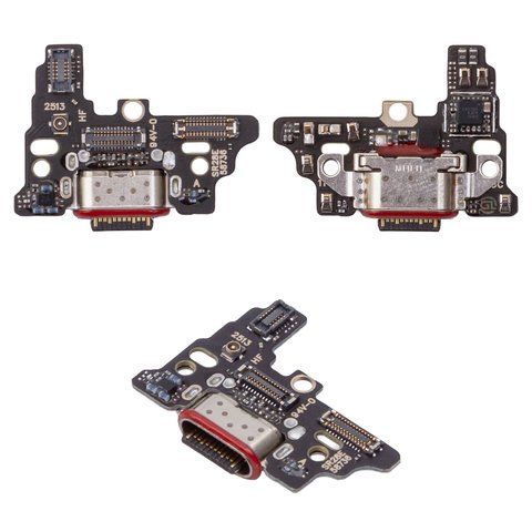 Шлейф для Motorola Edge 60 Pro, коннектора зарядки, с компонентами, Original PRC , плата зарядки, XT2507 1