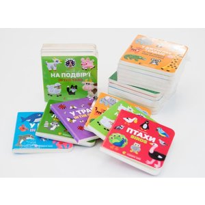 Комплект двомовних карток для малюків Автор – Олена Забара 