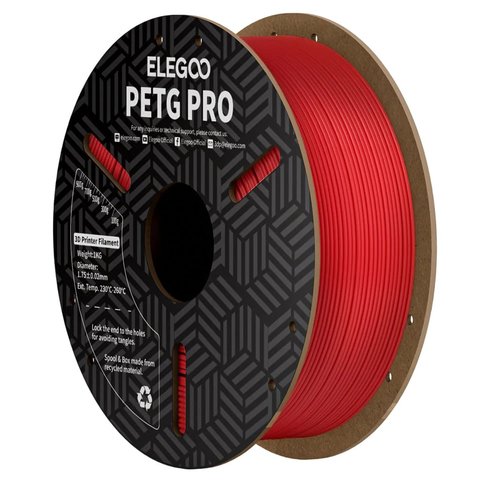 Филамент ELEGOO PETG PRO, красный red , 1 кг