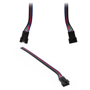 Соединительный кабель 4-контактный JST для светодиодных лент RGB SMD 5050, WS2813, female-разъем ("Мама") Соединительный кабель 4-контактный JST для светодиодных лент RGB SMD 5050, WS2813, female-разъем ("Мама")
