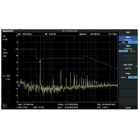 EMI Measurement Module SIGLENT SVA1000X EM Activation Key  for SIGLENT SVA1015X